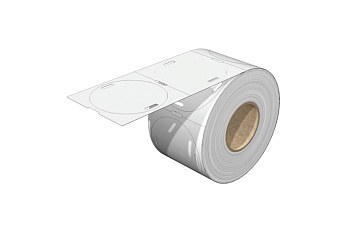 Бирка для принтера Weidmuller THM ET DIA 55 WS круглая У-135 2539400000