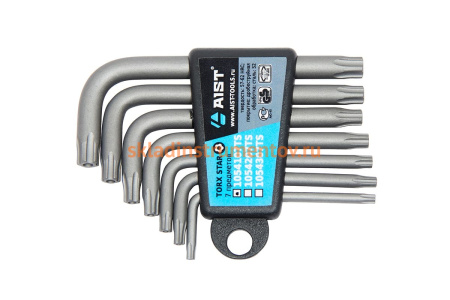 Набор ключей Г-образных TORX 5-лучевые 7 предметов AIST 1054107TS 00-00017267