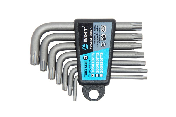 Набор ключей Г-образных TORX 5-лучевые 7 предметов AIST 1054107TS 00-00017267