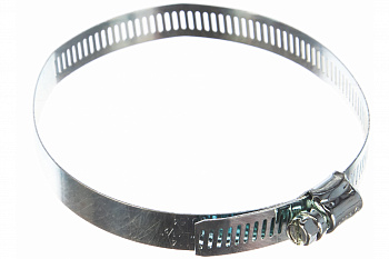 Хомуты Зубр ЭКСПЕРТ оцинкованные, просечная лента 12 мм, 91-114 мм, 2 шт. 37805-091-114-2