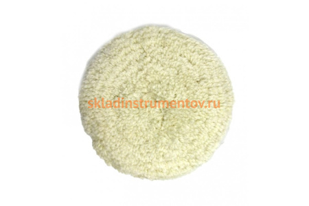 Губка для полировки ручная из овечьей шерсти двусторонняя 180 мм ROCKFORCE RF-PSP180G