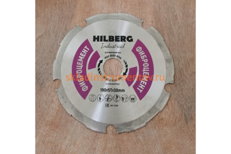 Диск пильный Industrial Фиброцемент (190x30 мм; 5T) Hilberg HC190 Диск пильный Industrial Фиброцемент (190x30 мм; 5T) Hilberg HC190