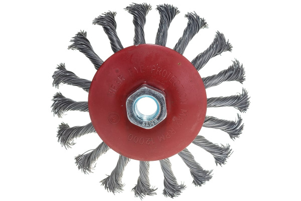 Кордщетка радиальная витая с наклоном (125 мм; М14) для МШУ REDVERG 6623620