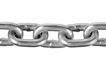 Короткозвенная цепь Зубр DIN 766 оцинкованная сталь, d=2мм, L=200м 4-304050-02 Короткозвенная цепь Зубр DIN 766 оцинкованная сталь, d=2мм, L=200м 4-304050-02