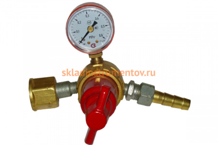 Редуктор пропановый для газового баллона БПО-5-2 СПб БАМЗ 1310003