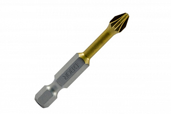 Биты фрезерованные TiN-half (10 шт; Pz2; 50 мм) D.BOR D-THT-PZ02-050-010