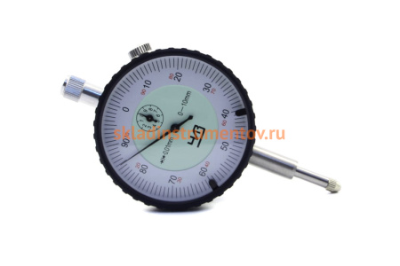 Индикатор часового типа (0-100 мм, 0.01 мм, без ушка) ЧИЗ 157489