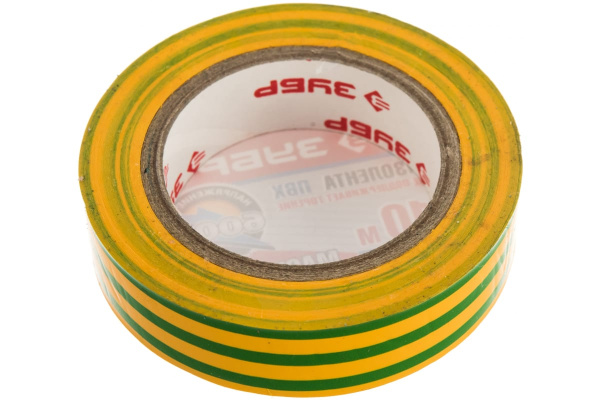 Изолента "МАСТЕР" желто-зеленая ПВХ (15 мм; 10 м) ЗУБР 1233-6_z01