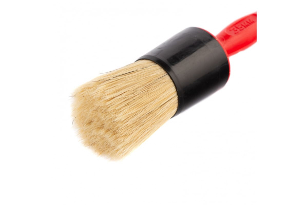 Круглая кисть MATRIX Color line №35, натуральная щетина, пластиковая ручка 83409