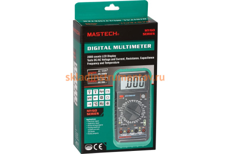 Цифровой мультиметр Mastech MY62 13-2019