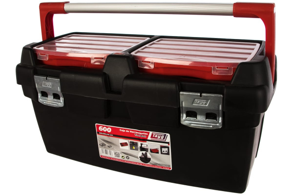 Ящик для инструментов 600x305x295 мм, +лоток + 2 съемных органайзера Tayg 167003