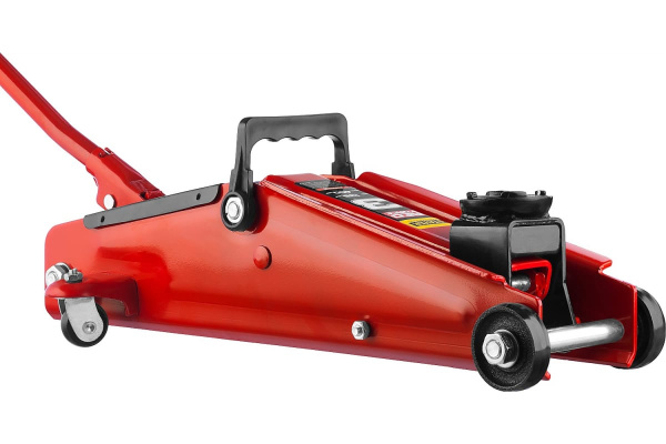 Гидравлический подкатной домкрат STAYER "RED FORCE", 3т, 135-400мм,  43154-3