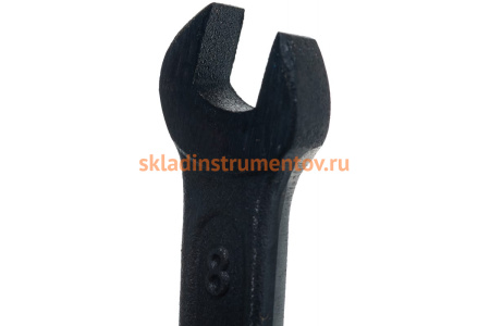 Гаечный рожковый двусторонний ключ SITOMO 6х8 окс. 48277