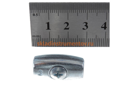 Зажим троса ЗУБР Бочонок 3мм, 2 шт, 304456-03 Зажим троса ЗУБР Бочонок 3мм, 2 шт, 304456-03