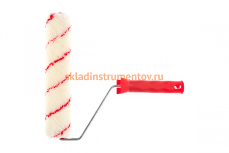 Валик MATRIX Нейлон Стандарт пластмассовая ручка, 250 мм, ворс 9 мм, D 40 мм, полиамид Россия 80885