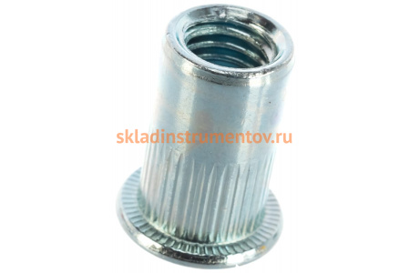 Заклепка резьбовая стальная цилиндрическая с насечкой (250 шт; М8; стандартный борт) MESSER 211108S-250