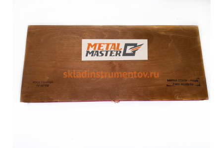 Набор резцов токарных по дереву 5 шт, Р6М5 MetalMaster 18978