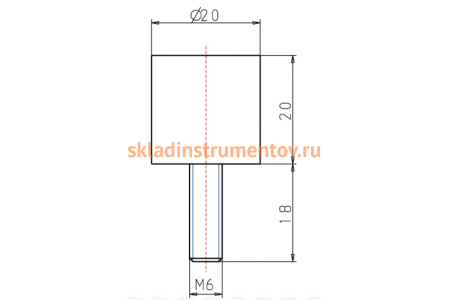 Резинометаллический буфер KIPP K0571.02002055