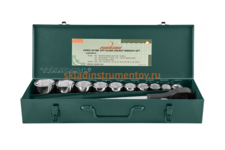 Набор торцевых головок 3/4"DR 22-50 мм Jonnesway S04H6115SA
