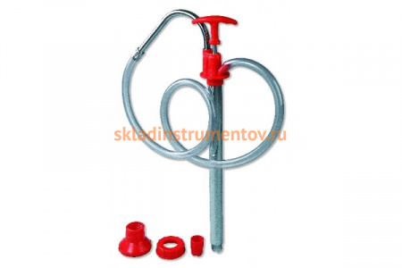 Ручной насос для канистр 20л, для масел, антифриза, шланг 1.22м GROZ GR44171 - EZF/2