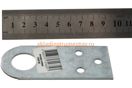 Прямая проушина Зубр ПР-2.0, 90х40х2 мм, 31038-90