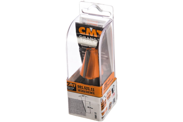 Фреза фасочная по искусственному камню (23x25.4 мм; хвостовик 12 мм) CMT 981.521.11