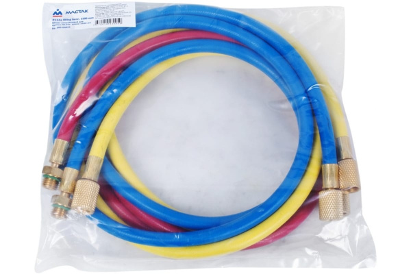 Заправочный шланг для фреона R134a, 1.8м МАСТАК 105-60018