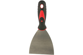 Шпатель из нержавеющей стали КЕДР ПРОФИ 100мм, двухкомпонентная ручка 041-0100 26229