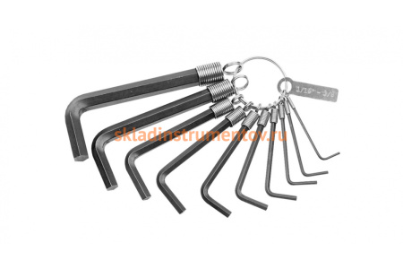 Набор шестигранных ключей Kamasa Tools на кольце, 1/16"-3/8" K 1424