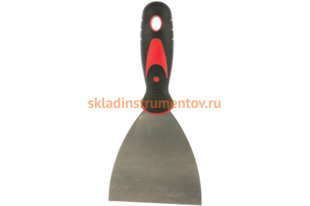 Шпатель из нержавеющей стали КЕДР ПРОФИ 100мм, двухкомпонентная ручка 041-0100 26229