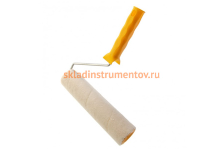 Валик Сибртех Лаки, 250 мм, ворс 5 мм, D - 48 мм, D ручки - 6 мм, велюр 80239