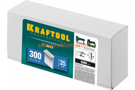 Гвозди для нейлера Kraftool тип 300 35 мм 5000 шт. 31785-35