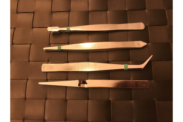 Набор пинцетов из нержавеющей стали SPARTA 4 шт 914845