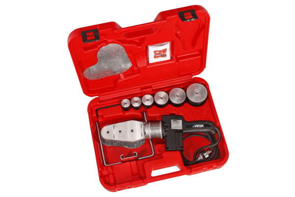 Ручной аппарат для сварки труб VIRAX "VIRFUS D63" враструб, 230 В, 900 Вт 571011