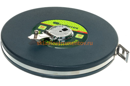 Геодезическая рулетка СИБРТЕХ 50мх13мм 31263