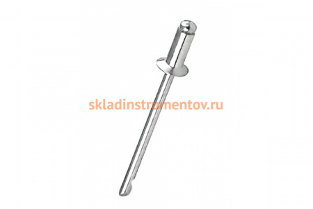 Заклепка вытяжная открытая алюминий/сталь AlMg 1,5%/St (50 шт; 4x6 мм) MESSER 111114006-50