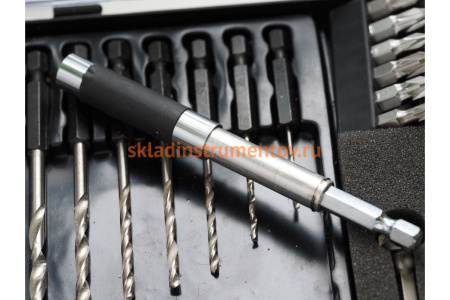 Набор биты+сверла+зенкер в пластиковом футляре NAREX 850200