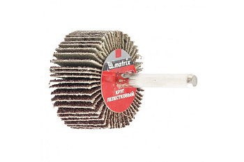 Круг лепестковый (40x20x6 мм; Р100) для дрели MATRIX 74168