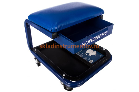 Ремонтное сиденье на колесах с выдвижным ящиком NORDBERG N30S1