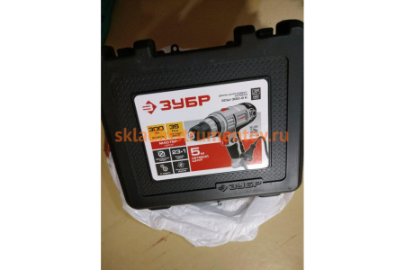 Сетевая дрель-шуруповерт ЗУБР МАСТЕР ЗСШ-300-2 К