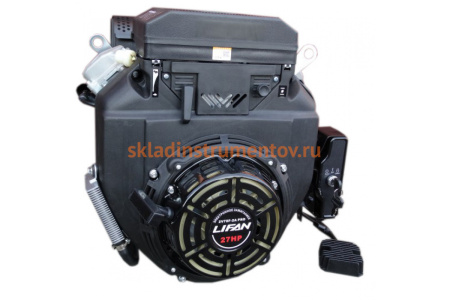 Двигатель Lifan LF2V78F-2A PRO New (27 л.с.; D25; 3А; м/радиатор)