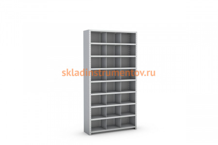 Стеллаж FLAMES 24 ячейки, 9 полок 1605 №003