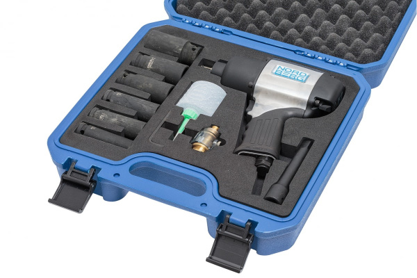 Пневмогайковерт NORDBERG 1/2" IT250KD с глубокими головками