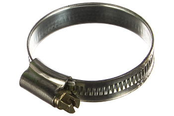 Металлические, червячные хомуты СИБРТЕХ 35-51мм, ширина 12мм, английский тип, W1, 2шт 47669