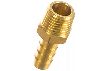 Штуцер пневматический (1/4"M - елочка 8 мм) ЭВРИКА ER-MH04/05