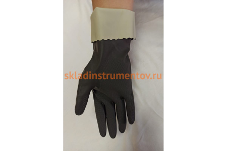 Латексные химически стойкие перчатки Jeta Safety JL711-XXL Латексные химически стойкие перчатки Jeta Safety JL711-XXL