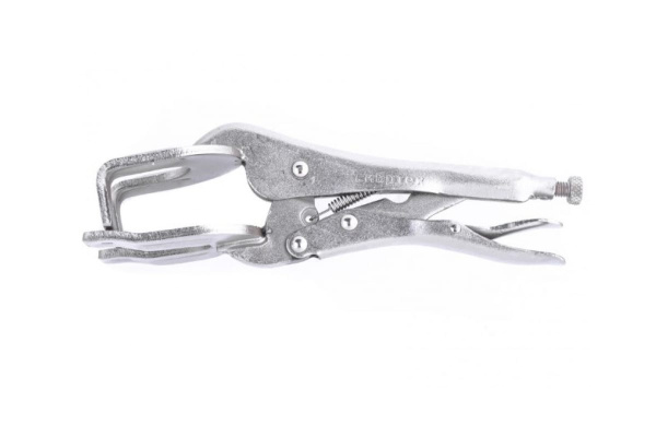 Ручной двойной зажим, точечная фиксация, 225 мм СИБРТЕХ 18429