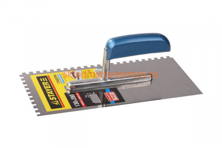 Нержавеющая зубчатая гладилка STAYER ПРОФИ 0802-06