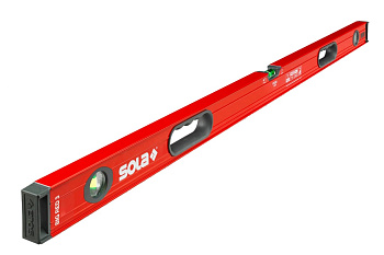 Уровень (L=120 см, 3 глазка) SOLA BIG RED 3 120 01219401