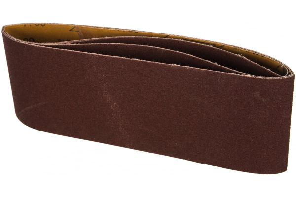 Лента шлифовальная (3 шт; 100х610 мм; P80) ПРАКТИКА 031-365